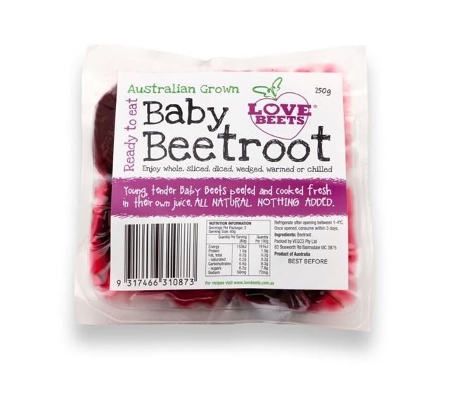 Picture of BEETROOT BABY PACK  LOVE BEETS 250g