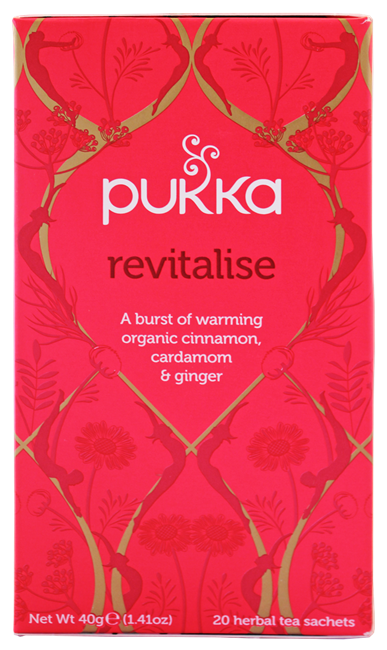 Picture of PUKKA ORGANIC TEA BAGS REVITALISE 40g KOSHER