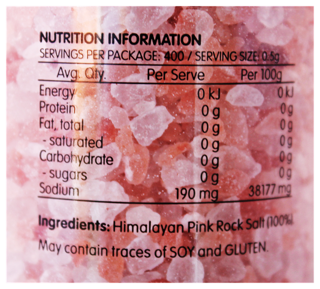 Picture of CHEF'S CHOICE PINK ROCK SALT SHAKER 200g KOSHER, VEGAN