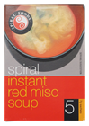 Picture of SPIRAL  INSTANT RED MISO SOUP 5PK, VEGAN