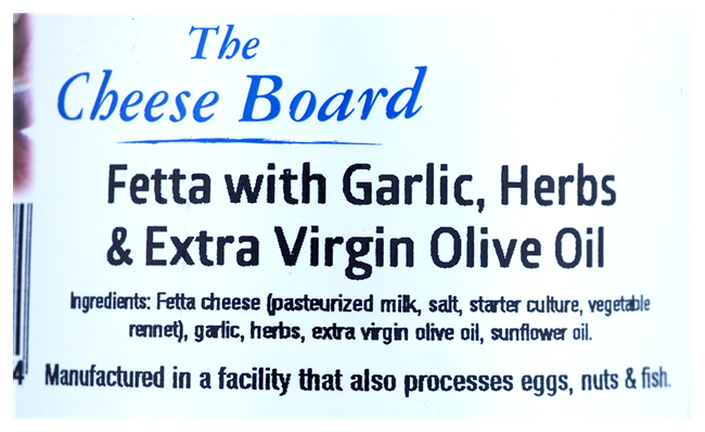 Picture of THE CHEESE BOARD FETTA GARLIC HERB 335G