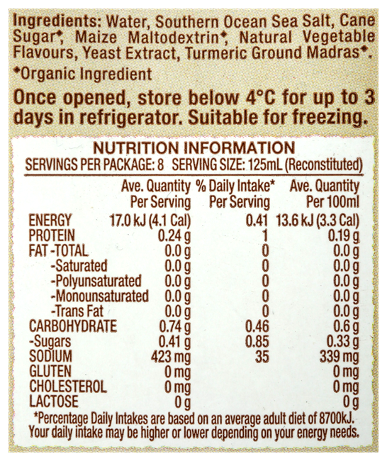 Picture of MASSEL ORGANIC LIQUID STOCK CHICKEN STYLE 1L VEGAN, GLUTEN FREE, KOSHER