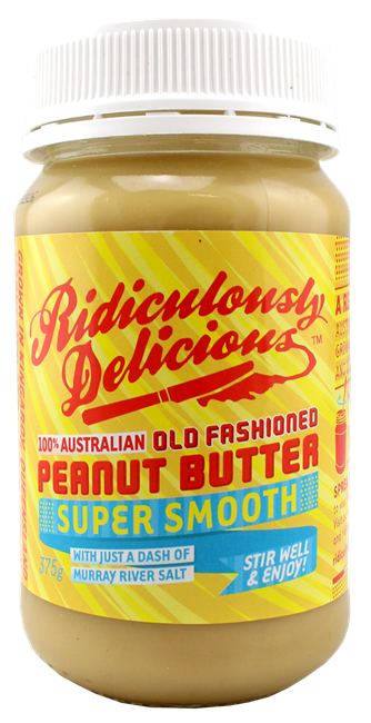 Picture of RIDICULOUSLY DELICIOUS SUPER SMOOTH PEANUT BUTTER 375g