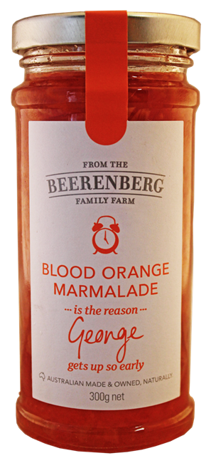 Picture of BEERENBERG BLOOD ORANGE MARMALADE 300G