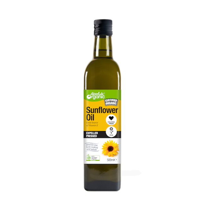 Picture of ABSOLUTE ORGANIC SUNFLOWER OIL 500ml, KOSHER