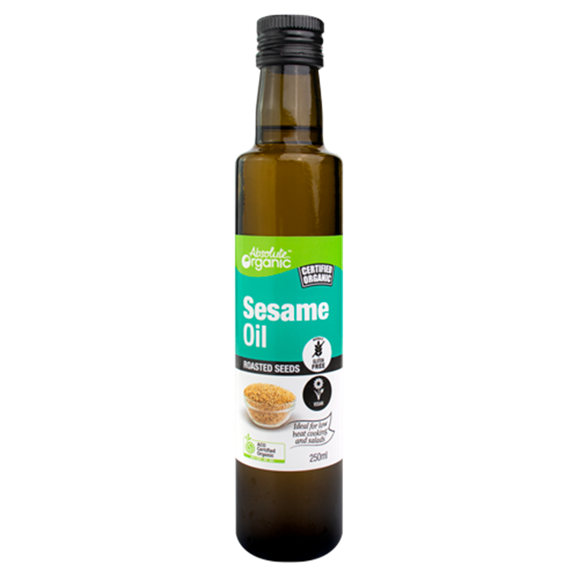 Picture of ABSOLUTE ORGANIC SESAME OIL 250ml, KOSHER
