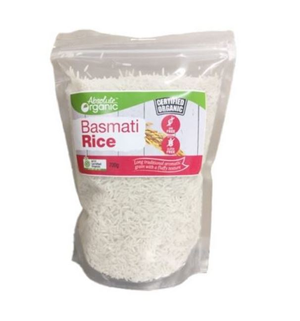 Picture of ABSOLUTE ORGANIC BASMATI RICE 700g, GLUTEN FREE
