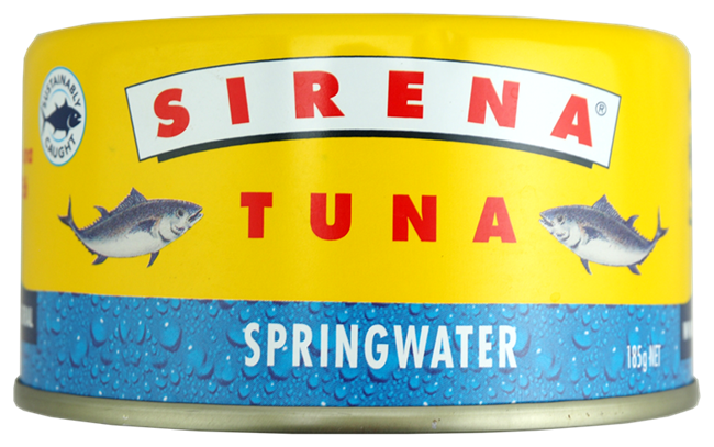 Picture of SIRENA TUNA SPRINGWATER 185G