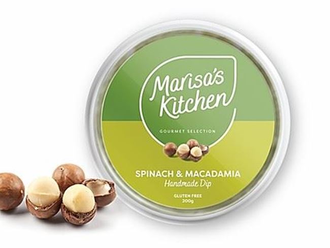 Picture of MARISA'S KITCHEN SPINACH MACADAMIA DIP 200g