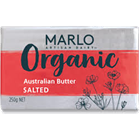 Picture of BUTTER, MARLO ORGANIC SALTED BUTTER 250g