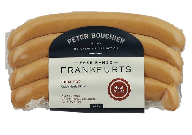 Picture of PETER BOUCHIER FRANKFURTS 220g
