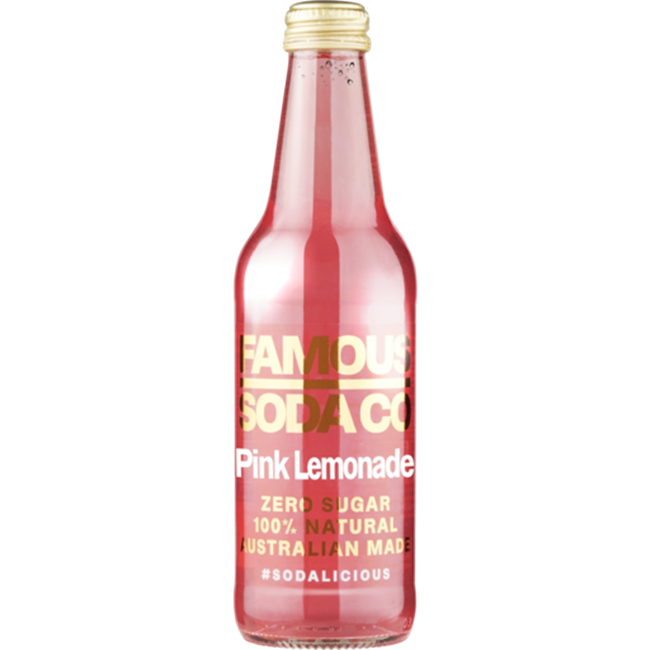 Picture of FAMOUS SODA PINK LEMONADE 330ml