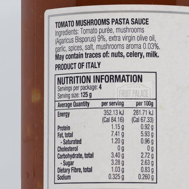 Picture of FRAGASSI TOMATO PASTA  SAUCE PIZZA 500g