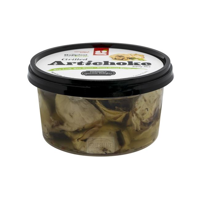 Picture of GENOBILE  SABA GRILLED ARTICHOKE HEARTS TUB 350g