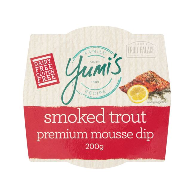 Picture of YUMIS SMOKED TROUT MOUSSE DIP 200g