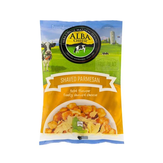 Picture of ALBA SHAVED PARMESAN CHEESE 250g