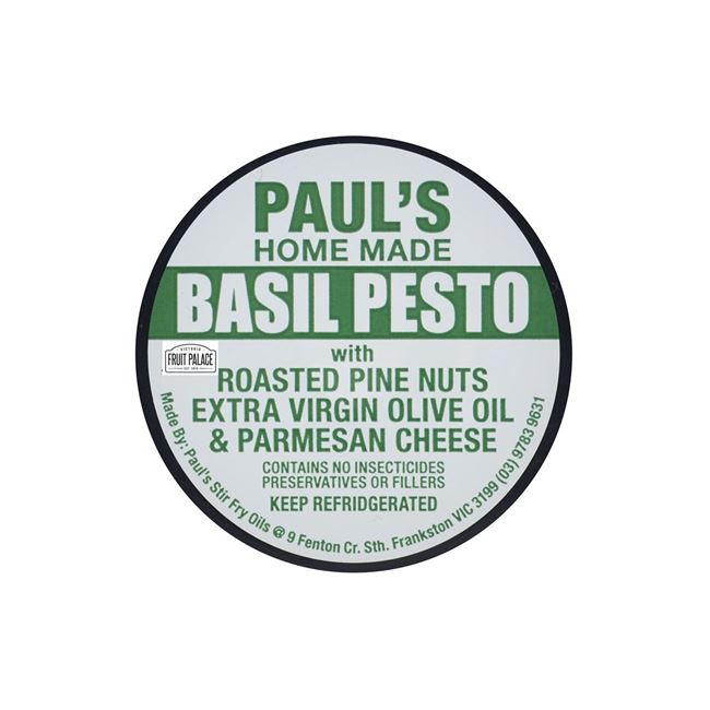 Picture of PAUL'S PESTO HOMEMADE BASIL  200g