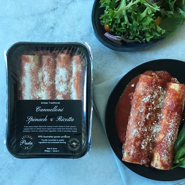 Picture of ARTISAN TRADITIONAL CANNELLONI SPINACH & RICOTTA 500g