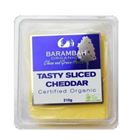 Picture of BARAMBAH ORGANIC SLICED CHEDDAR 210g