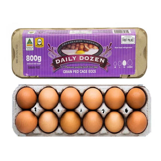 Picture of DAILY DOZEN CAGE EGGS 800g