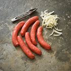 Picture of PETER BOUCHIER GRASS FED THICK BEEF SAUSAGE 5 PIECES PER TRAY 500g  Approx