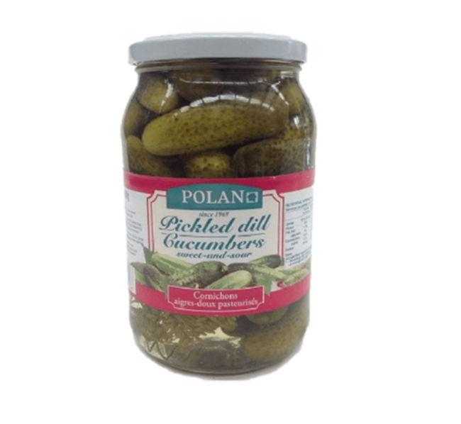 Picture of POLAN PICKLED DILL CUCUMBERS (GHERKINS) 860g