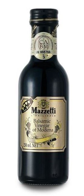 Picture of MAZETTI BALSAMIC  VINEGAR 4 LEAF 250ML