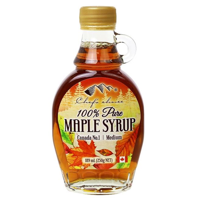 Picture of CHEF'S CHOICE MAPLE SYRUP 100% PURE 250g, KOSHER, VEGAN