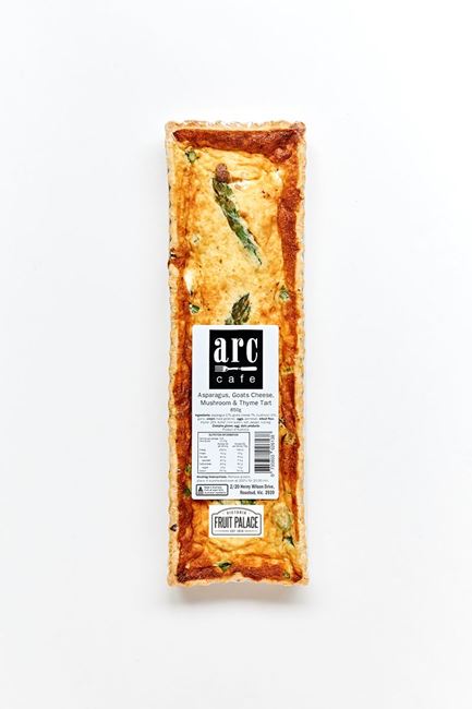 Picture of ARC CAFE ASPARAGUS GOATS CHEESE TART 850g