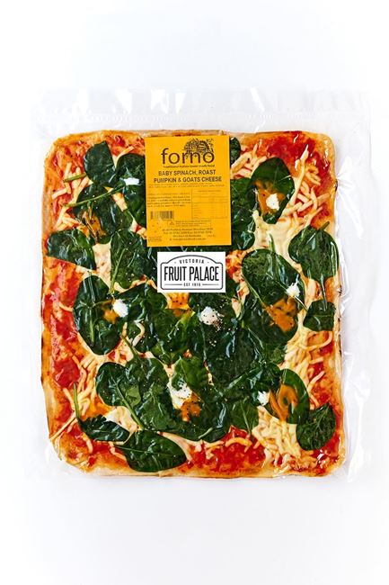 Picture of FORNO PIZZA BABY SPINACH , ROAST PUMPKIN & GOATS CHEESE