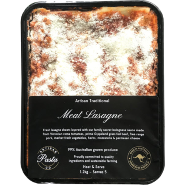 Picture of ARTISAN TRADITIONAL MEAT LASAGNE 1.2kg