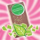 Picture of CHOCOLATE GROVE MILK CHOCOLATE PEPPEMINT BAR 100g