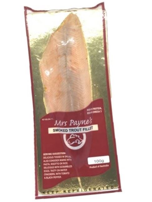Picture of Mrs PAYNE'S SMOKED TROUT FILLET 100g