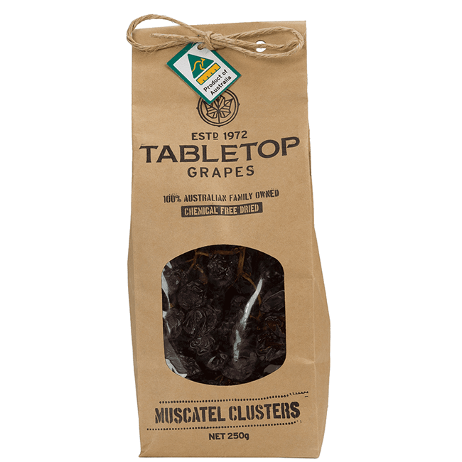Picture of AUSTRALIAN TABLETOP MUSCATEL CLUSTERS 250g