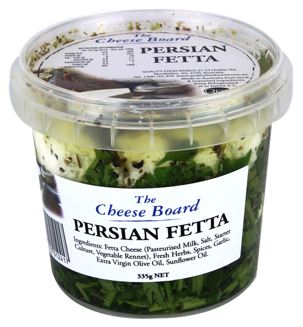 Picture of THE CHEESE BOARD PERSIAN FETA 335g