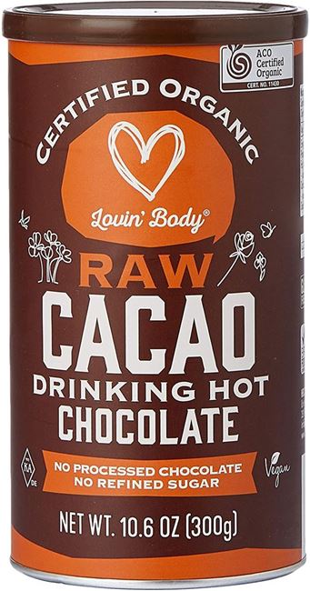 Picture of LOVIN BODY ORGANIC RAW CACAO DRINKING HOT CHOCOLATE 300g