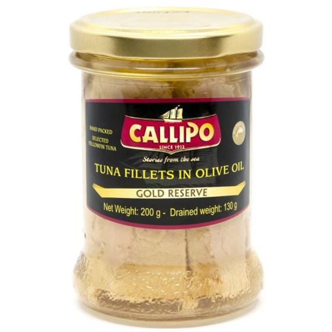 Picture of CALLIPO TUNA FILLETS IN OLIVE OIL 200g
