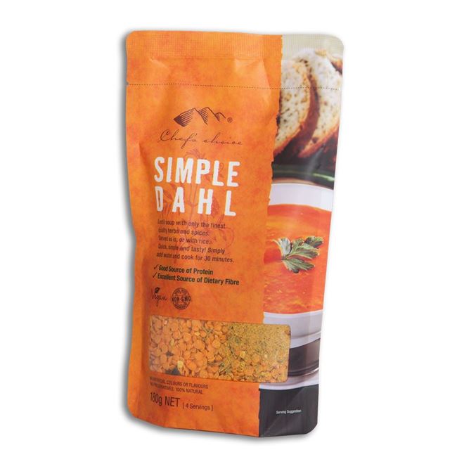 Picture of CHEF'S CHOICE SIMPLE DAHL 180g, VEGAN