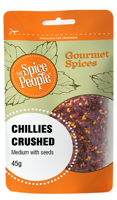 Picture of THE SPICE PEOPLE CHILLIES CRUSHED 45g