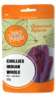 Picture of THE SPICE PEOPLE CHILLIES INDIAN WHOLE 20g