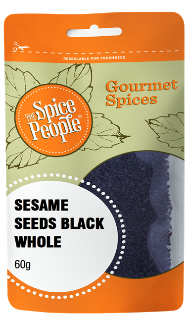 Picture of THE SPICE PEOPLE SESAME SEEDS BLACK WHOLE 60g