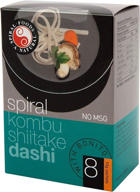 Picture of SPIRAL KOMBU SHIITAKE DASHI WITH BONITO (8X10G)