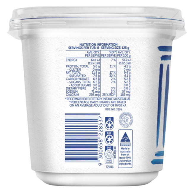 Picture of FARMERS UNION GREEK YOGHURT 1KG