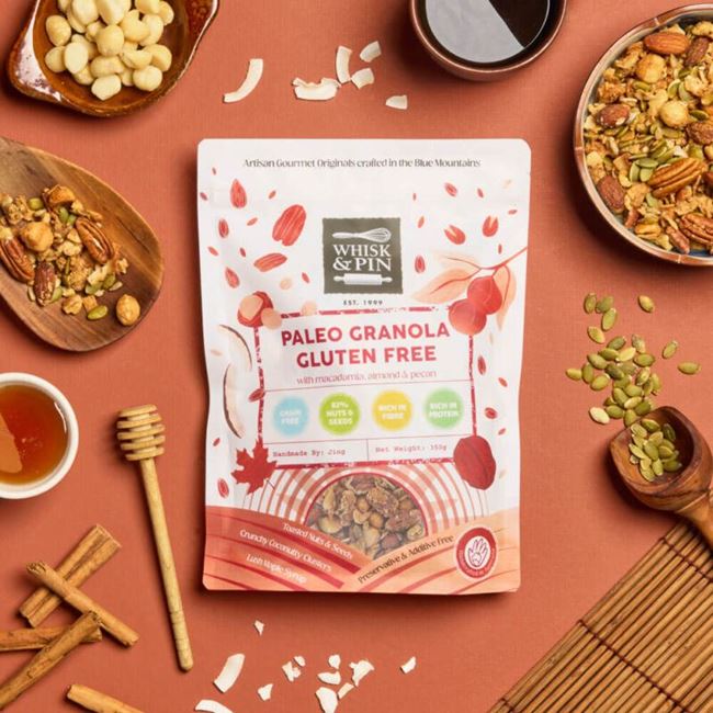 Picture of WHISK & PIN PALEO GRANOLA 525g
