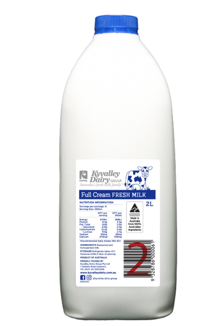 Picture of KYVALLEY FULL CREAM 2L