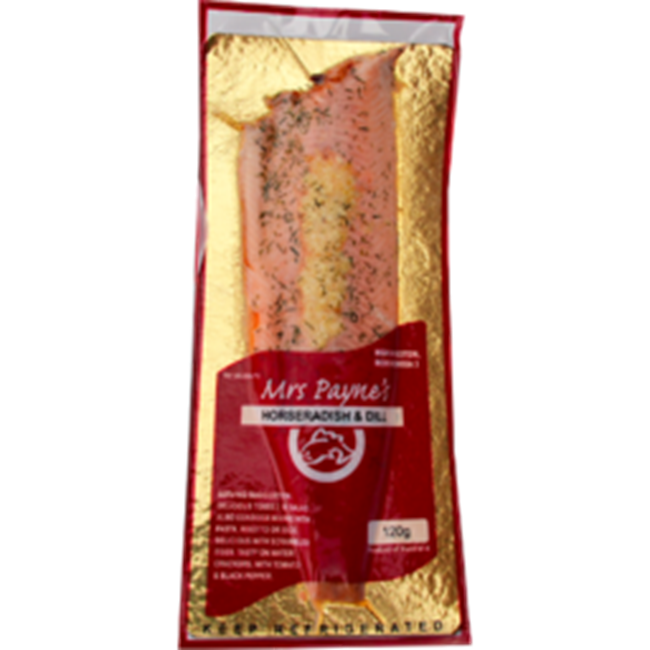 Picture of MRS PAYNE'S HORSERADDISH & DILL TROUT FILLET 100G