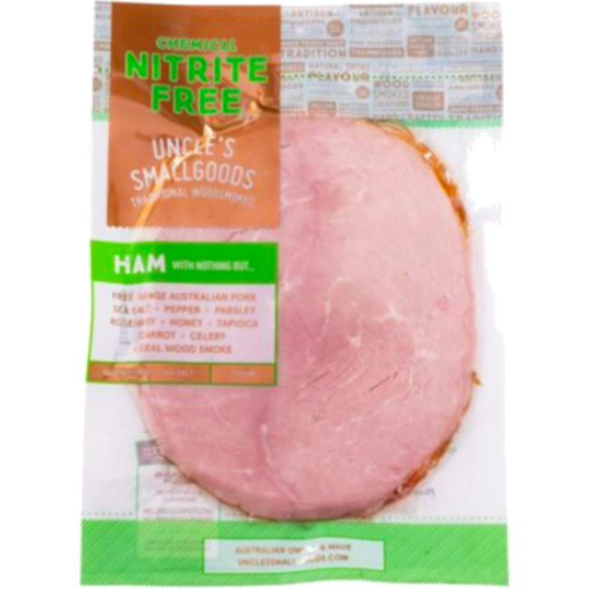 Picture of UNCLES SMALLGOODS NITRITE FREE HAM  150g