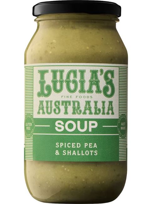 Picture of LUCIA'S SPICED PEA & SHALLOT SOUP 500G