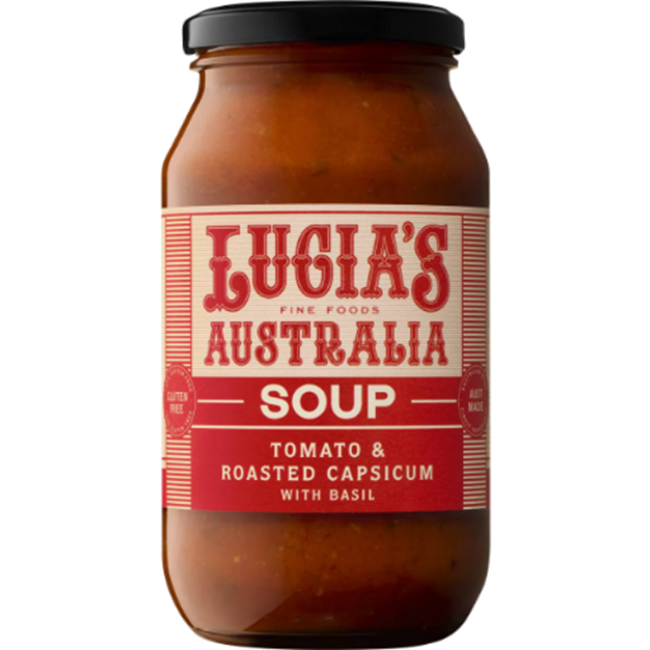 Picture of LUCIA'S TOMATO & ROASTED CAPSICUM SOUP 500G