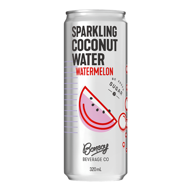 Picture of BONSOY SPARKLING COCONUT WATERMELON 320ML